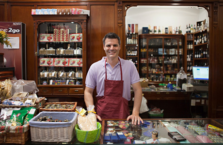 糖果店老板照片