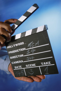 电影拍摄打板照片