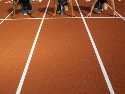 起跑线图片大全