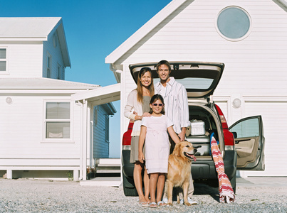 外国人一家图片