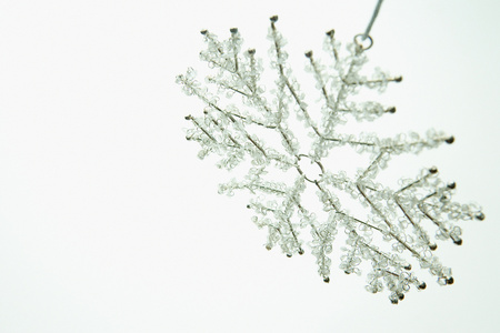 银装饰雪花银色雪花装饰照片