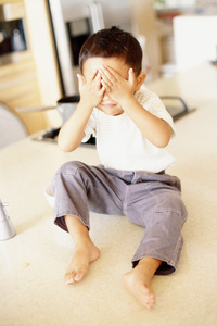 朝鲜族民族可爱的男孩照片