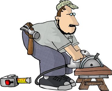 电锯惊魂电锯木工照片