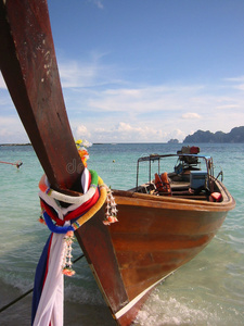 泰国科菲岛长尾船
