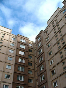 苏联时代建造的郊区住宅图片