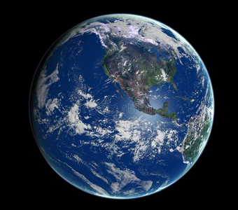 世界地球仪-可编辑矢量地球.