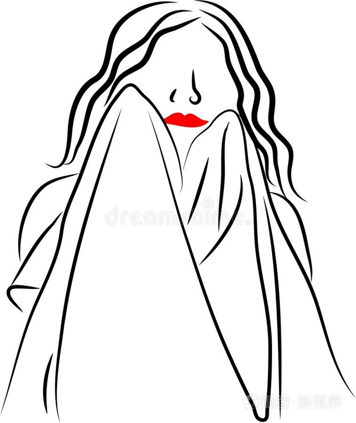 干燥的脸插画-正版商用图片0gtgye-摄图新视界