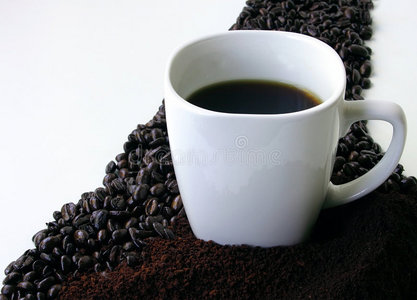 苦咖啡图片