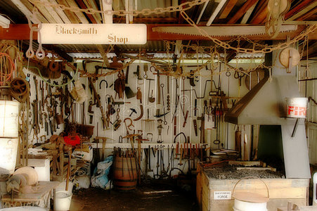 铁匠铺照片