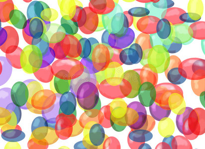 泡泡鱼水彩讲话泡泡套.手绘插画.