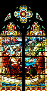 宗教彩色玻璃窗