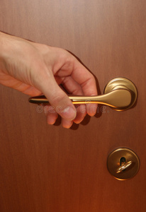 门开关手开关门照片