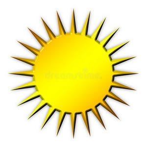金色太阳图标