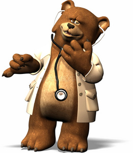 拉琴熊医生照片