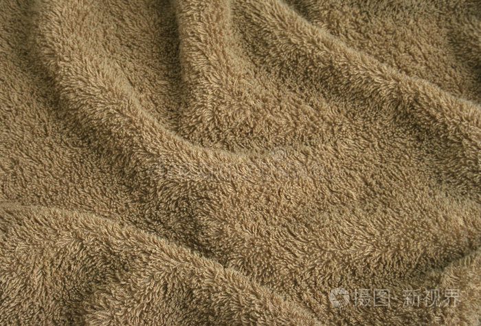 棕色毛巾毛巾布