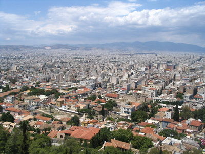 希腊雅典全景