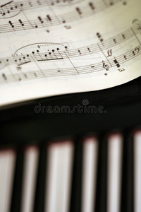 钢琴音符图片