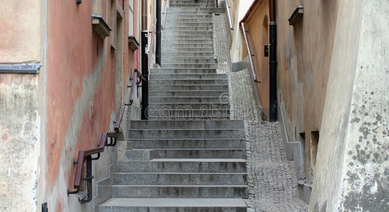 旧城楼梯