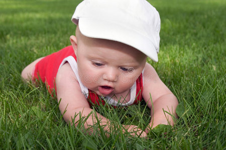 宝宝第一次吃草的经历图片