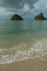 泰国克拉比海岸的奇异小岛