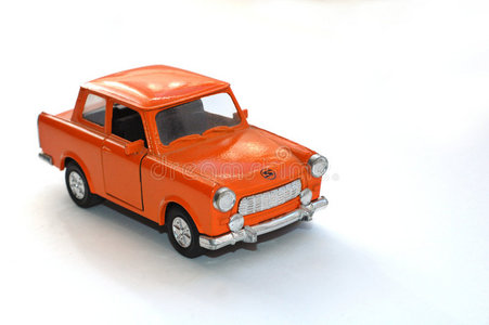 橙色汽车玩具
