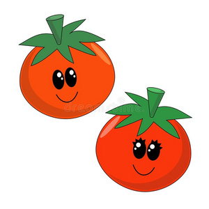 卡通西红柿照片