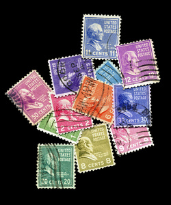 总统的旧邮票