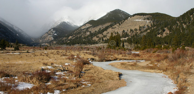 冬季山地景观