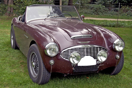 德国豪华跑车复古经典跑车剪影一套德国豪华跑车情侣接吻在经典古董