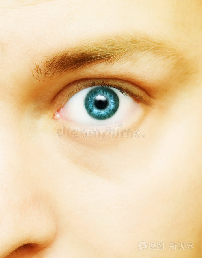 坚定的人的眼睛