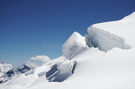 山上的雪