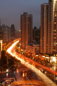 上海十字路口图片