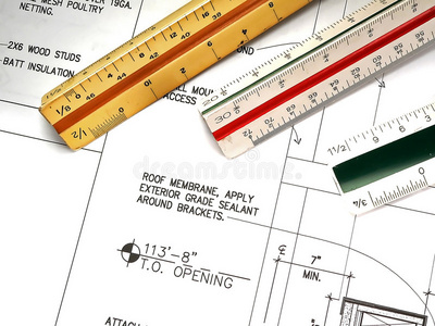 建筑师的工具和计划