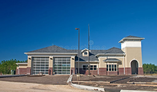社区消防站图片