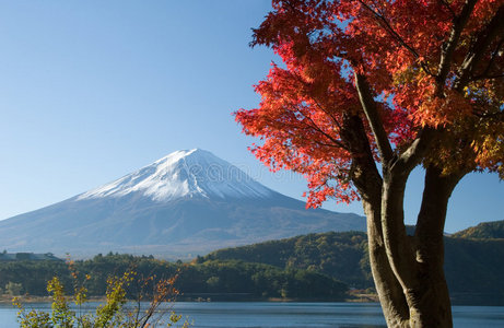 七世秋富士山