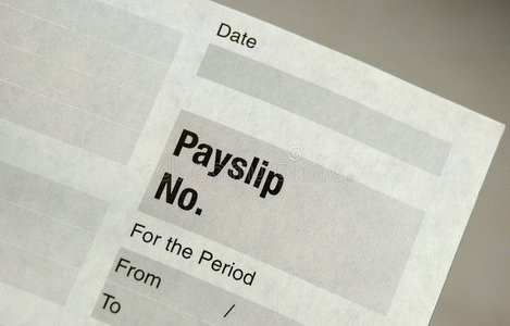 payslip图片