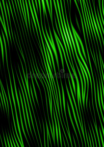 抽象绿色纤维