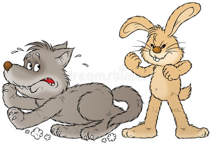 兔子狼兔子和狼照片