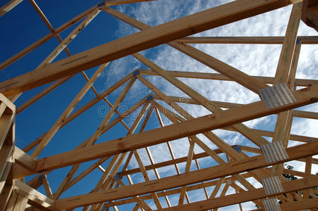 屋架椽摄影图