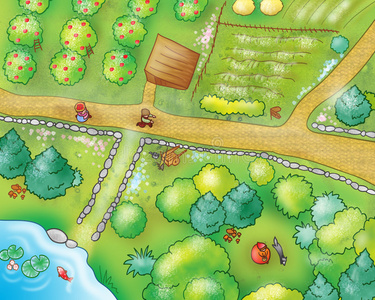 俯视农田图片-俯视农田素材-俯视农田插画-摄图新视界