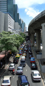 曼谷交通拥挤