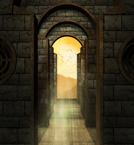 之门职业阶梯阶梯图表通往天堂的阶梯商业女人与男人阶梯职业生涯概念