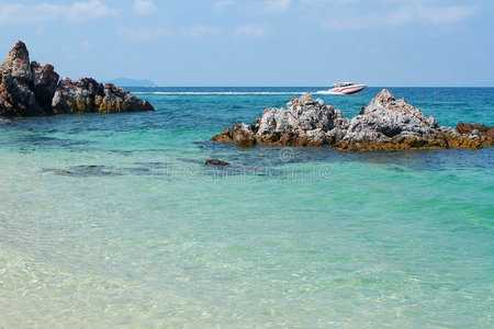 泰国岛暹罗湾异国风情海岸图片