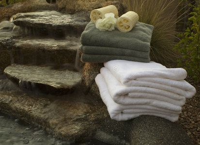 瀑布和毛巾5