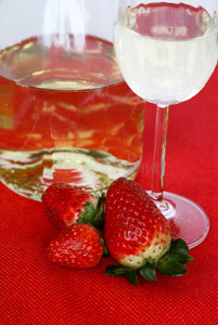浪漫 情人 消费 草莓 甜的 香槟 市场 美味的 夏天 生日