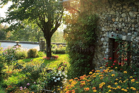 法国乡村法国乡村花园照片