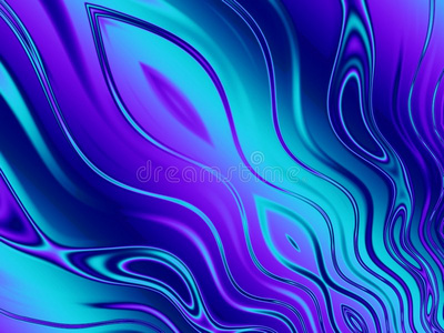 蓝紫色波浪线图案