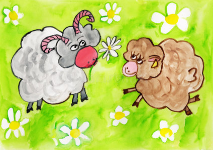 刘胡兰卡通画图片