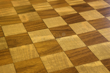 国际象棋地板格子木地板.照片