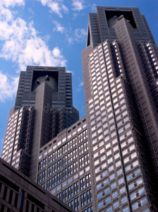 摩天大楼。东京
